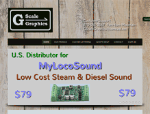 Tablet Screenshot of gscalegraphics.net